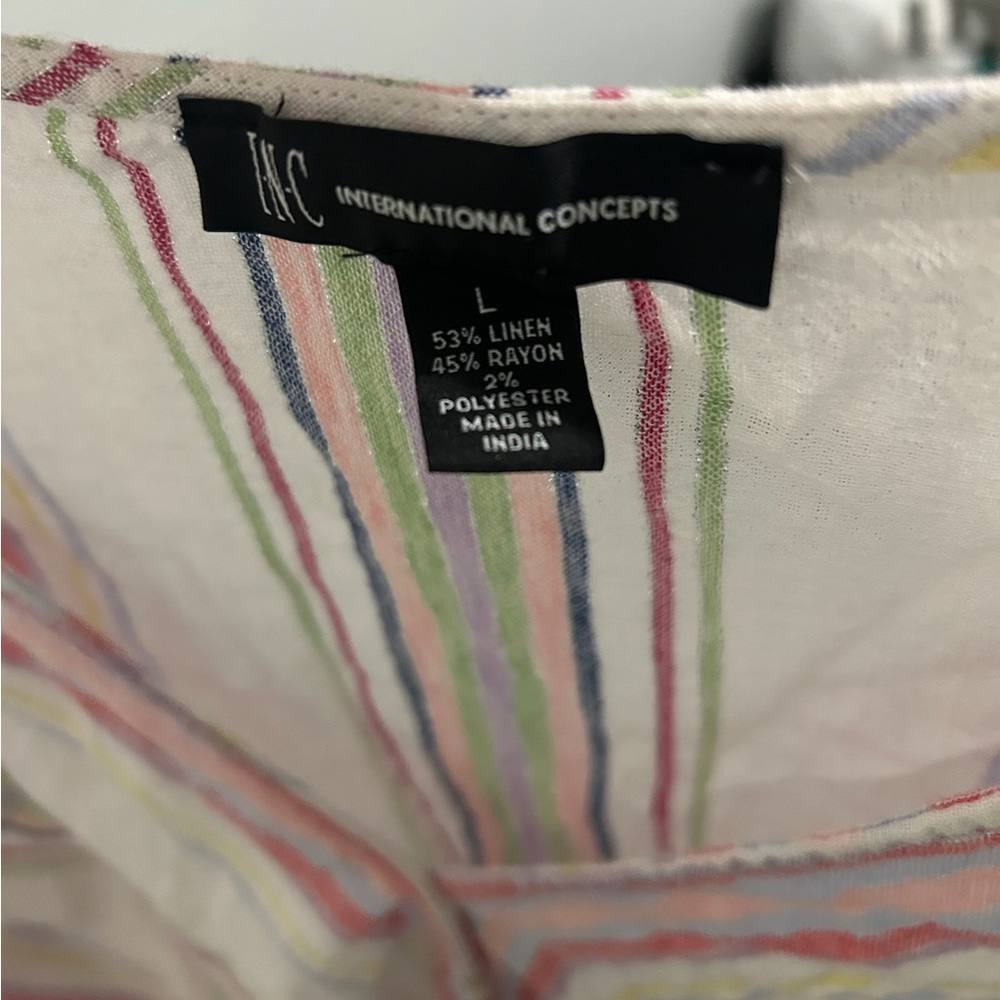 Striped Multicolor Women's Top - Picture 3 of 3